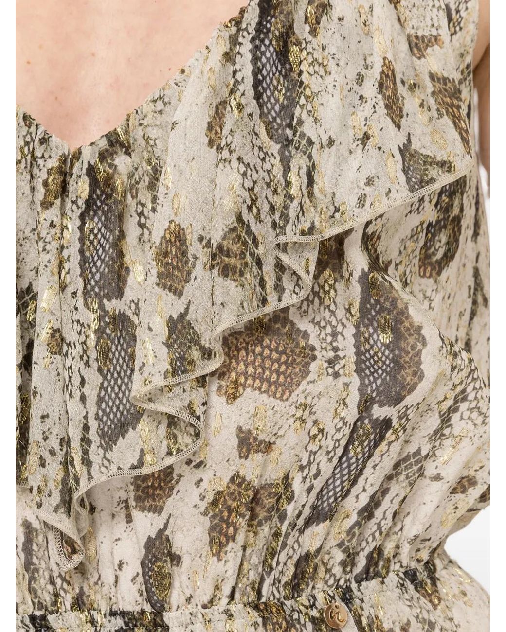 Nissa White Backless Silk Mini Dress