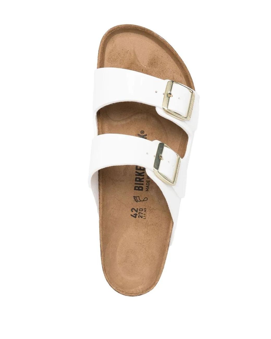 Birkenstock White Arizona Double-Strap Sandals for men