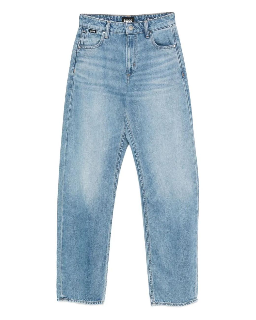 Boss Blue Logo-Patch Jeans