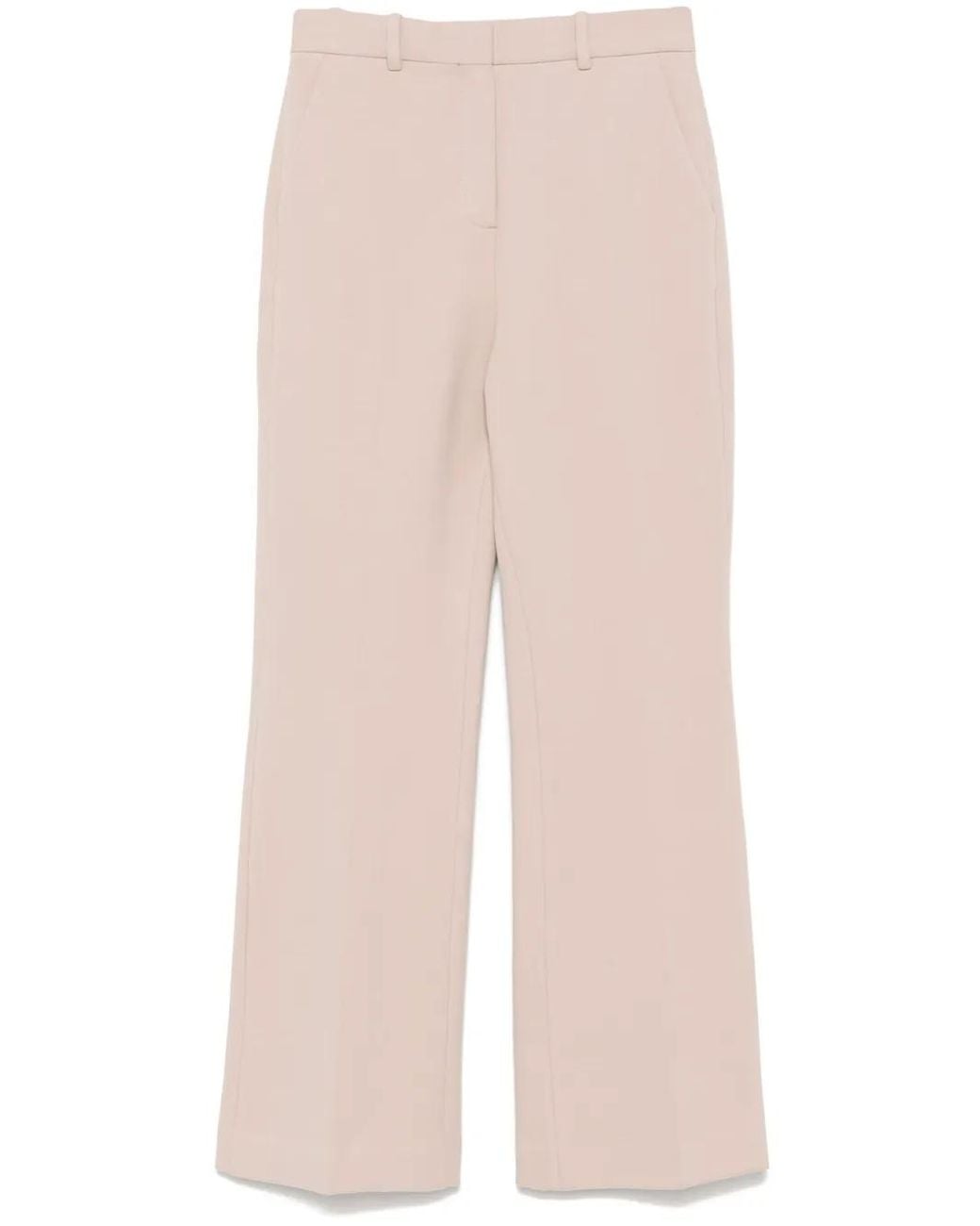 Circolo 1901 Natural Fleece Flared Trousers