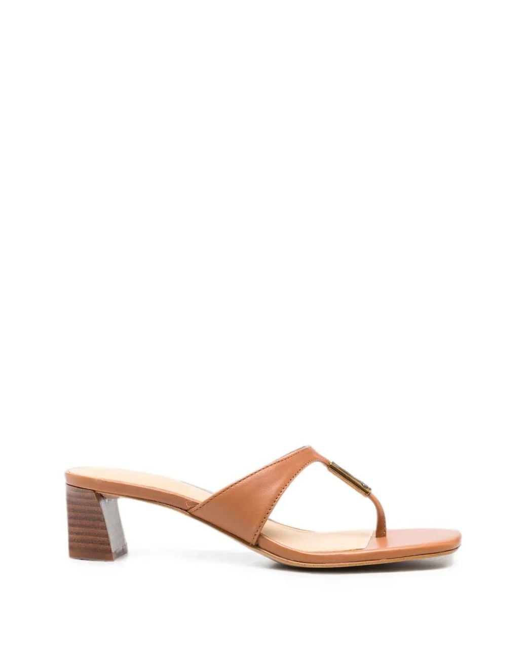 Guess Brown Yaiza Genuine Leather Sandals