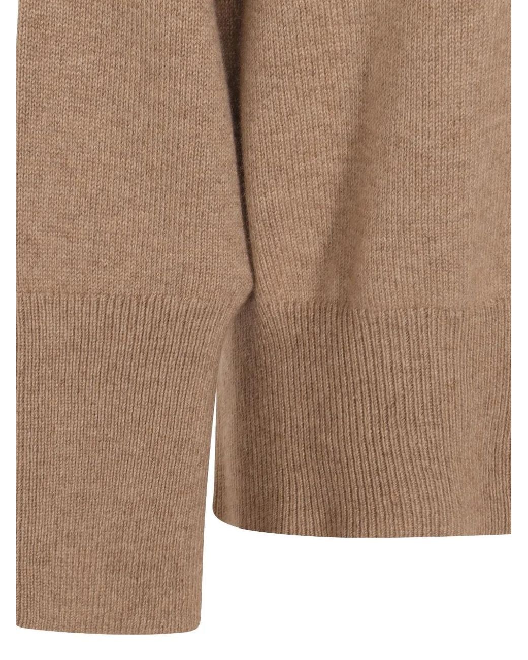 Brunello Cucinelli Brown Crew-Neck Sweater