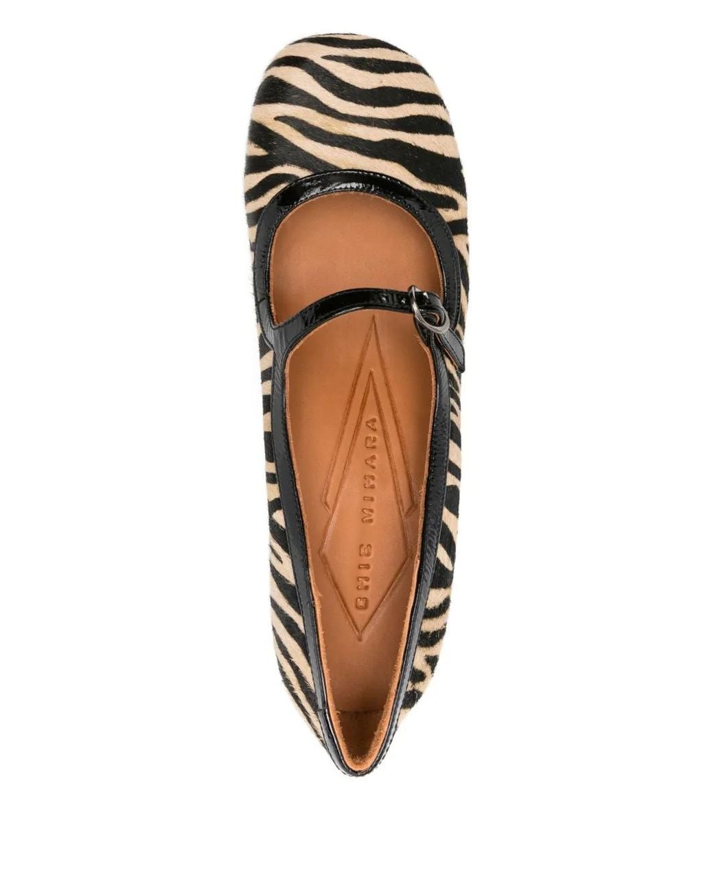 Chie Mihara Brown 45Mm Mumma Zebra Block-Heel Pumps