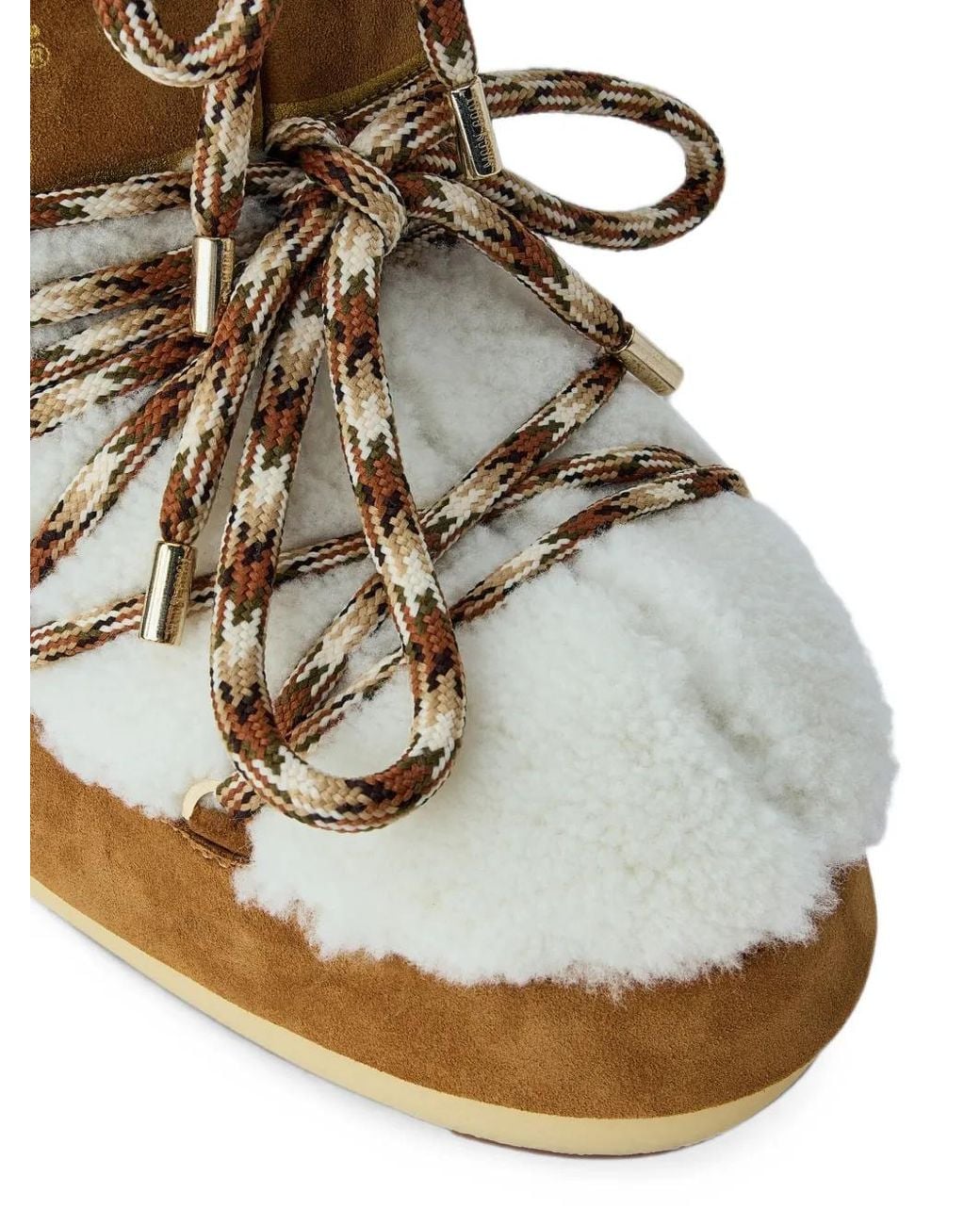 Moon Boot Natural Icon Low Shearling Boots