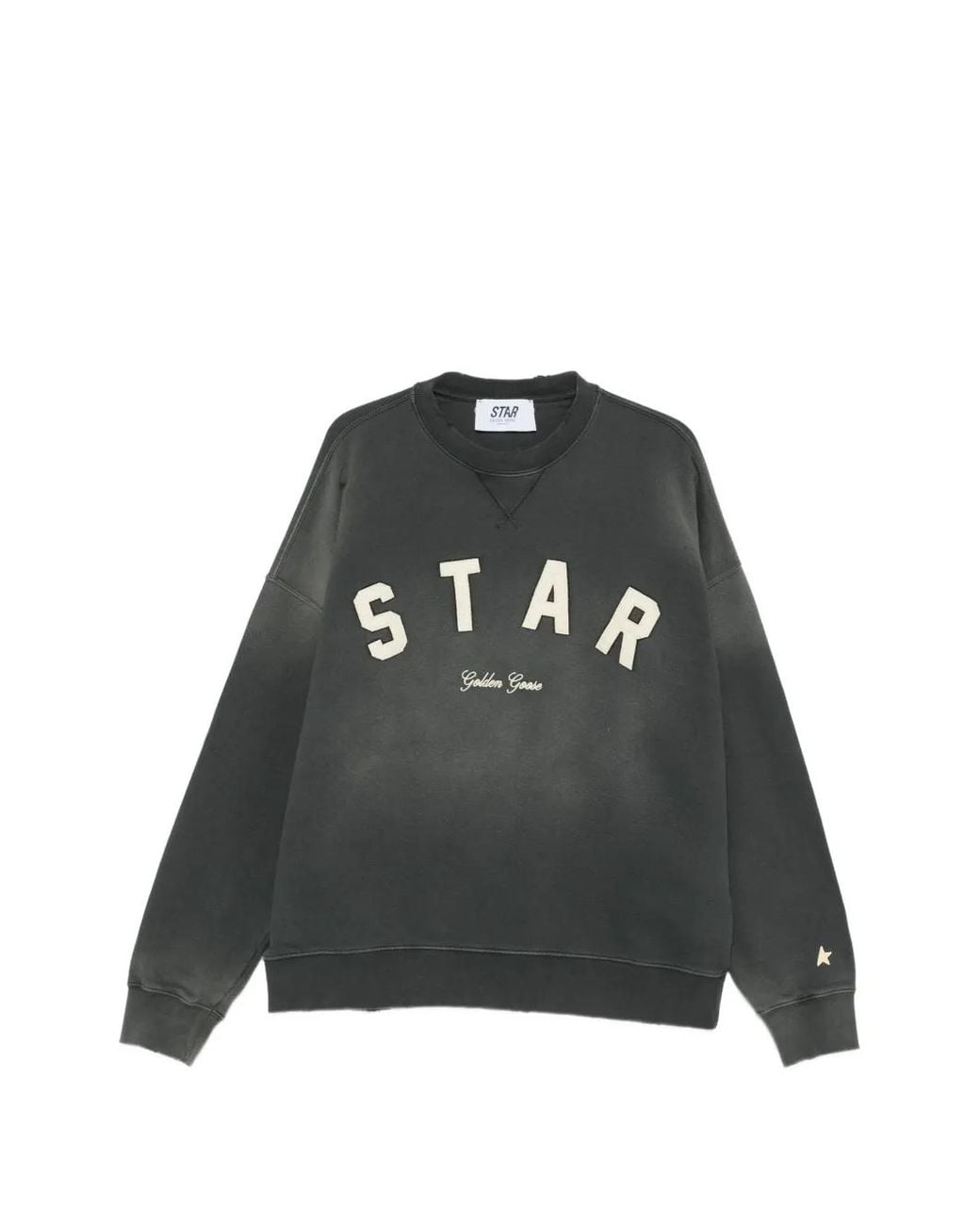 Golden Goose Deluxe Brand Black Logo-Appliqué Sweater for men