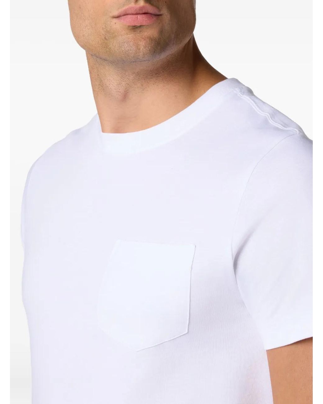 Brooks Brothers White Jersey T-Shirt for men