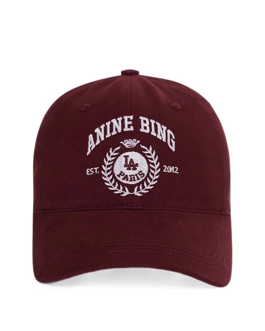 Anine Bing Red Jeremy Baseball Collegiate Cap