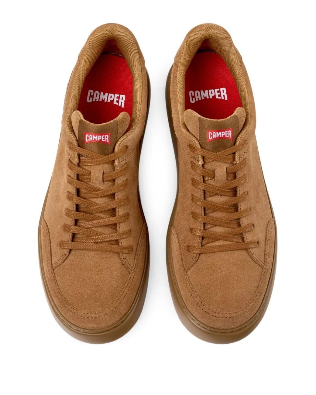 Camper Brown Runner K21 Suede Sneakers for men