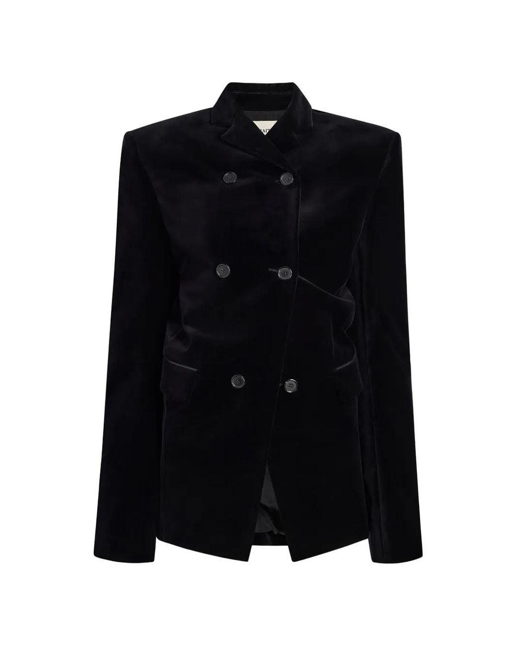 Khaite Black Rolo Jacket
