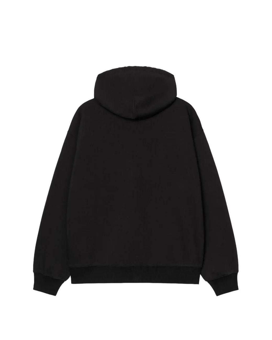 Carhartt Black Logo-Appliqué Zip-Up Hoodie for men