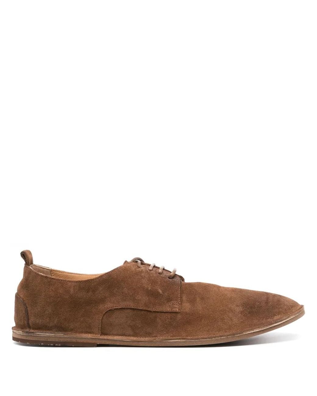 Marsèll Brown Guardella Suede Derby Shoes for men