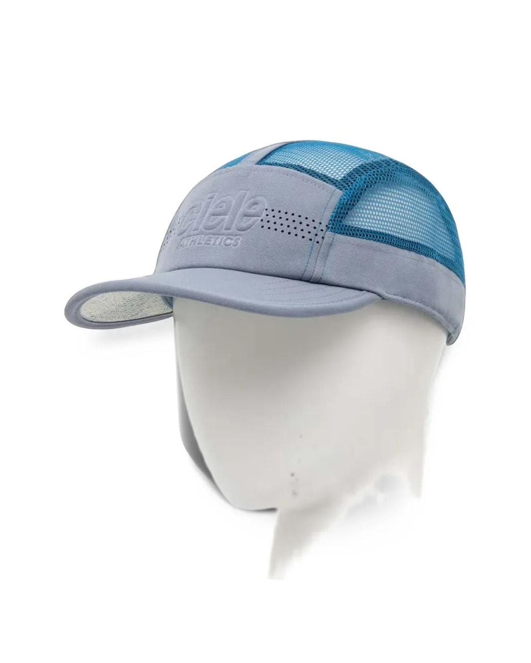 Ciele Athletics Blue Logo-Embroidered Mesh-Panel Cap