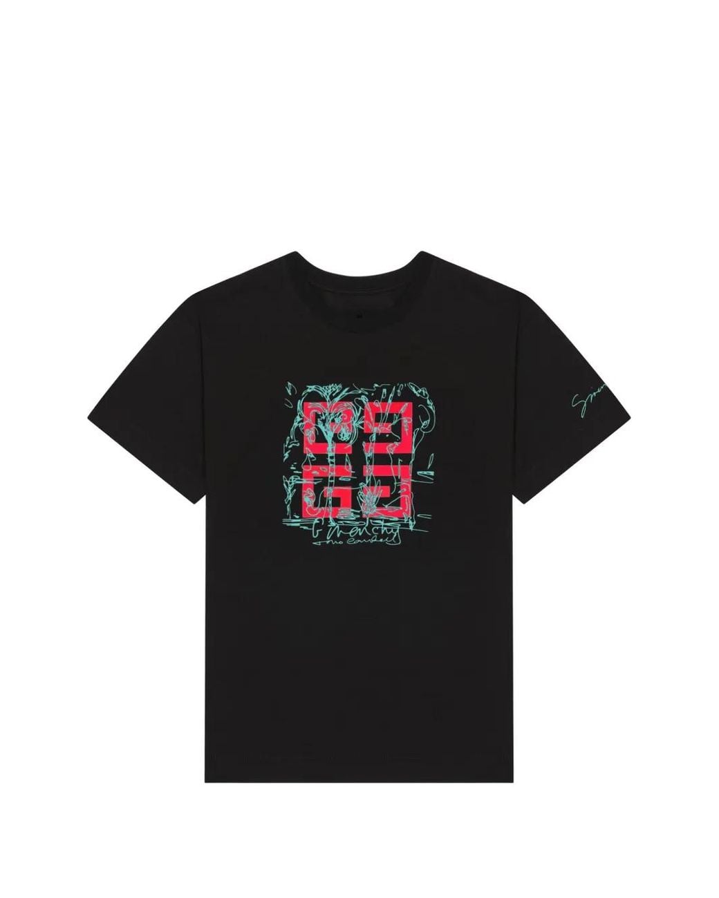 Givenchy Black 4G T-Shirt for men