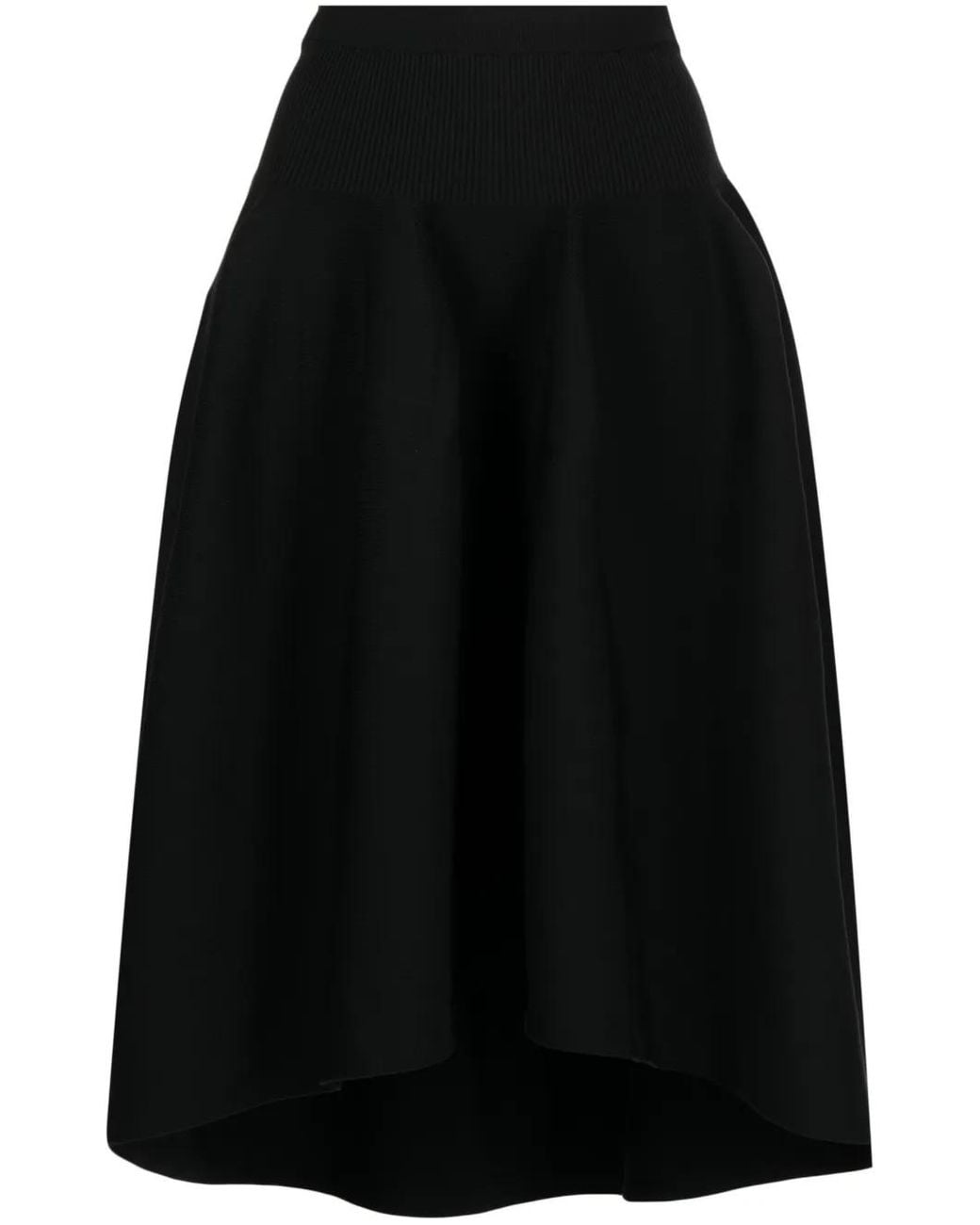 CFCL Black Pottery High-Waisted Full Skirt