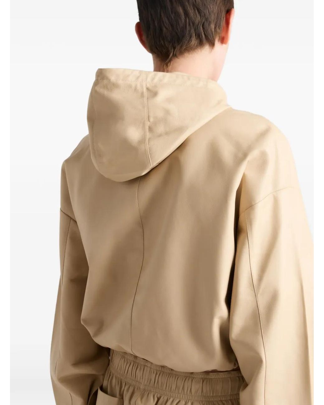 Prada Natural Nappa Leather Jacket