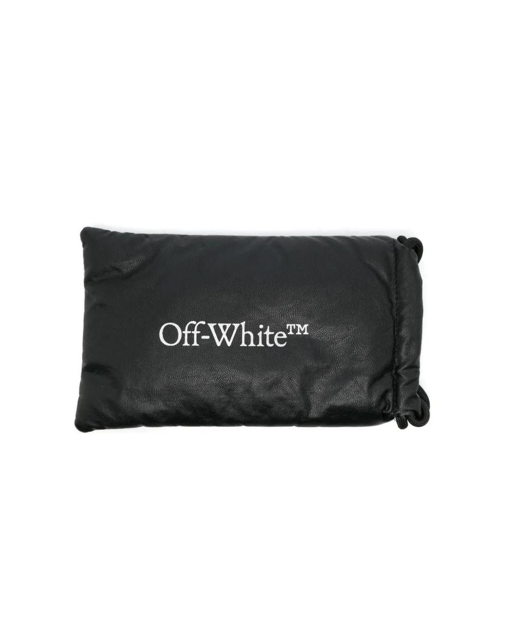 Off-White c/o Virgil Abloh Gray Logo-Engraved Rectangle-Frame Sunglasses for men
