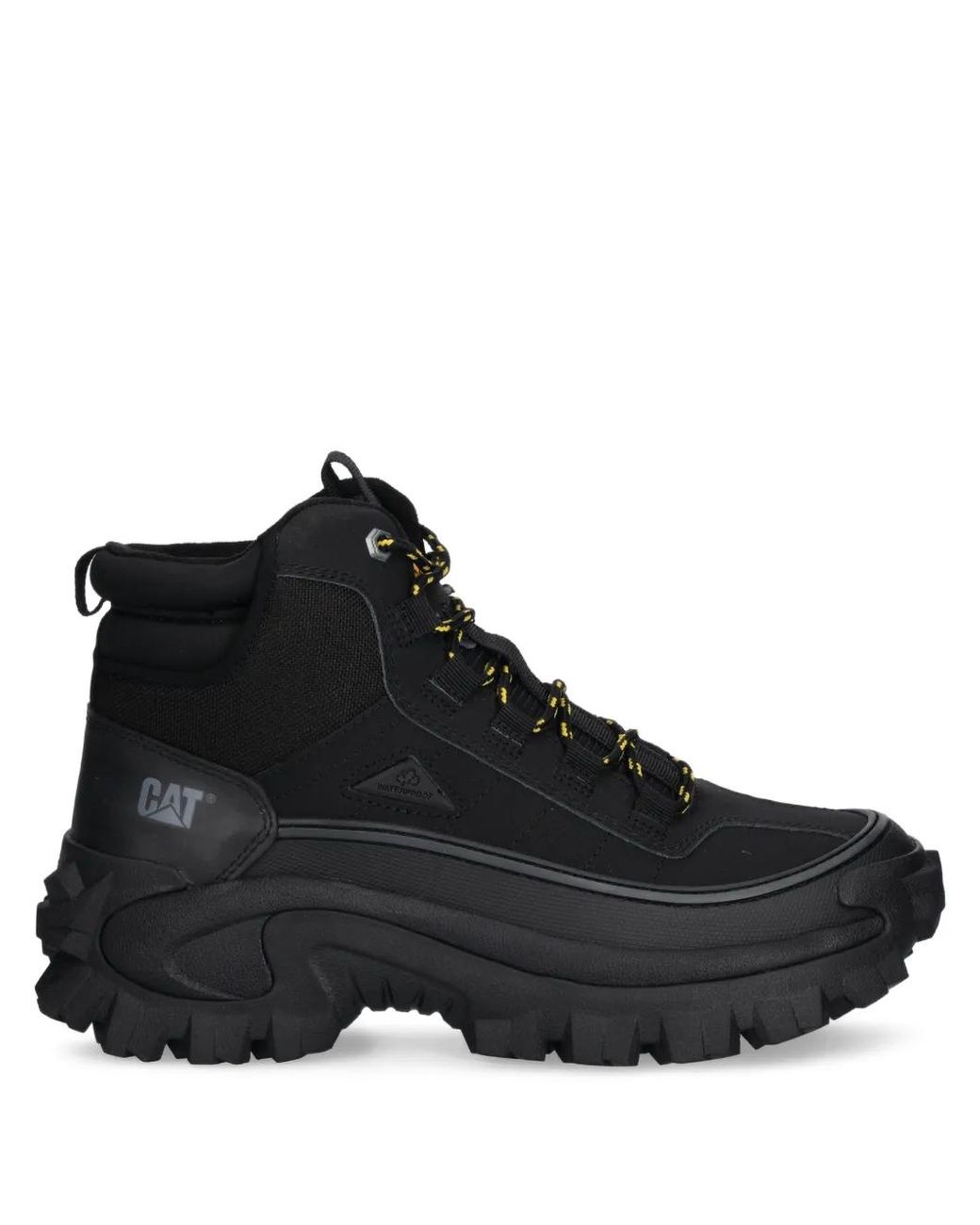 Caterpillar Black Lug-Sole Lace-Up Boots