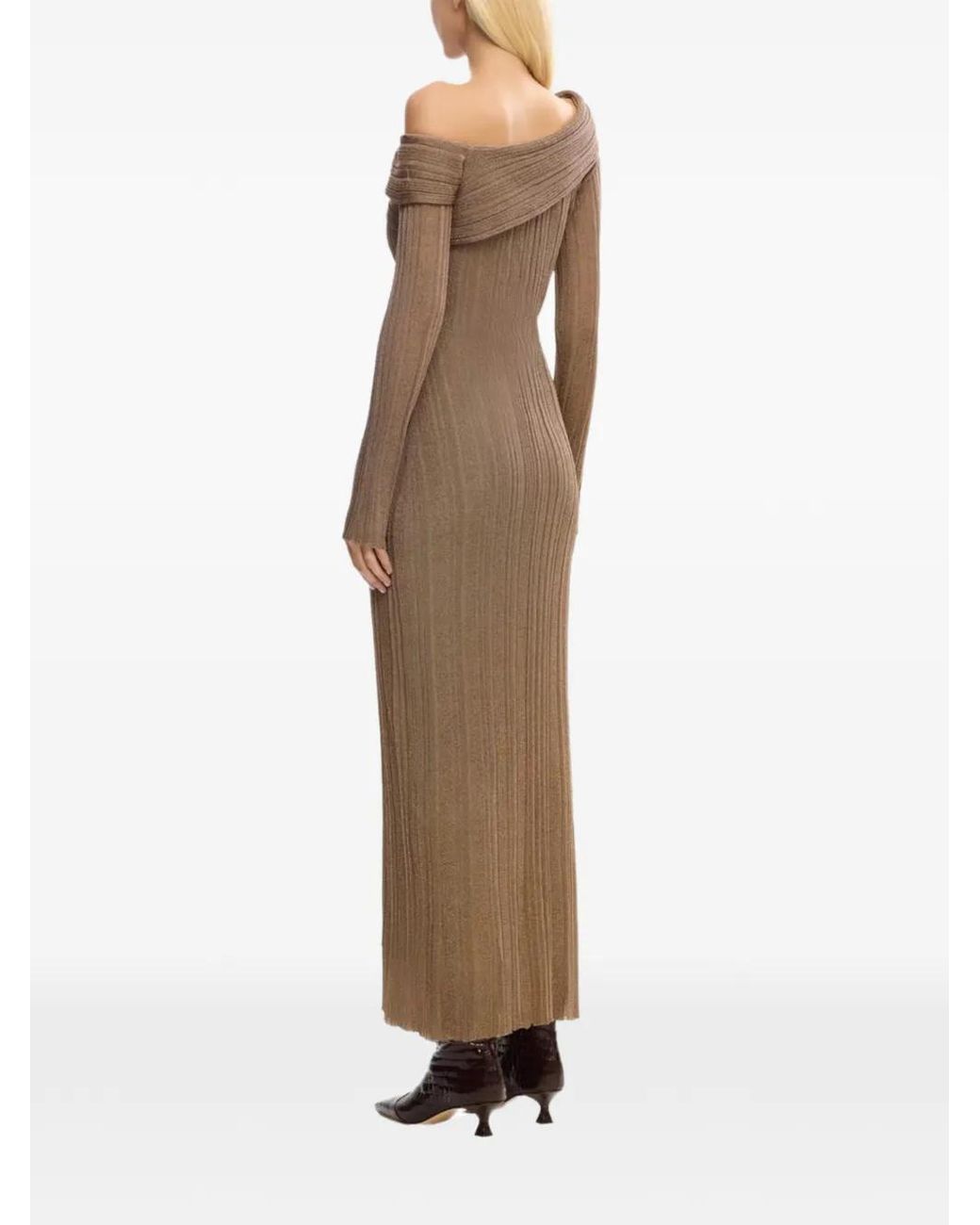 Significant Other Natural Alex Long-Sleeve Maxi Dress