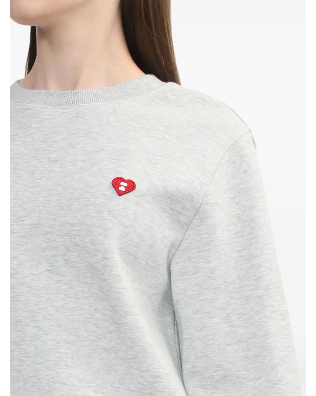 A Bathing Ape White Heart Logo Sweater