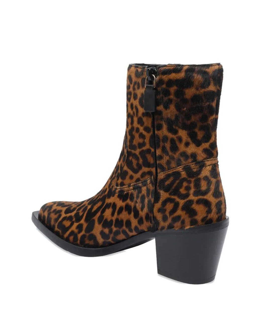 Stuart Weitzman Brown 70Mm Leopard-Print Ankle Boots