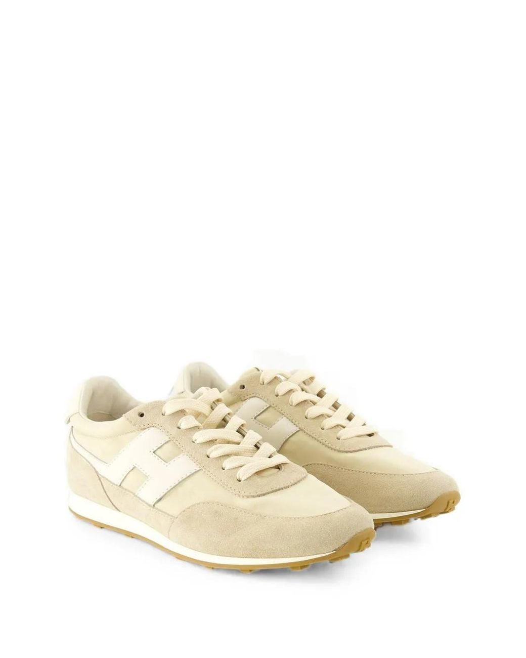 Hogan Natural Panelled Sneakers for men