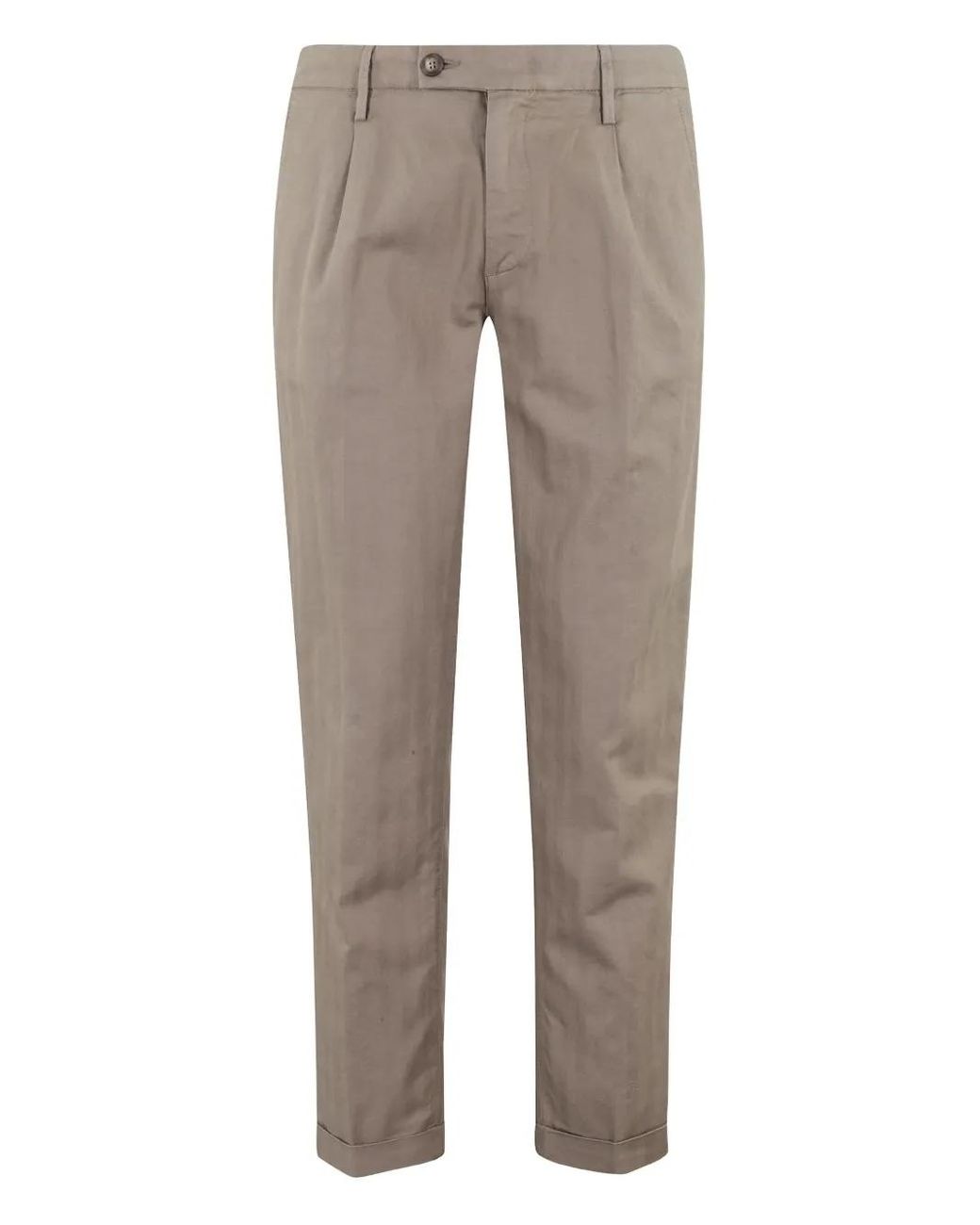 Re-hash Gray Straight-Leg Trousers for men