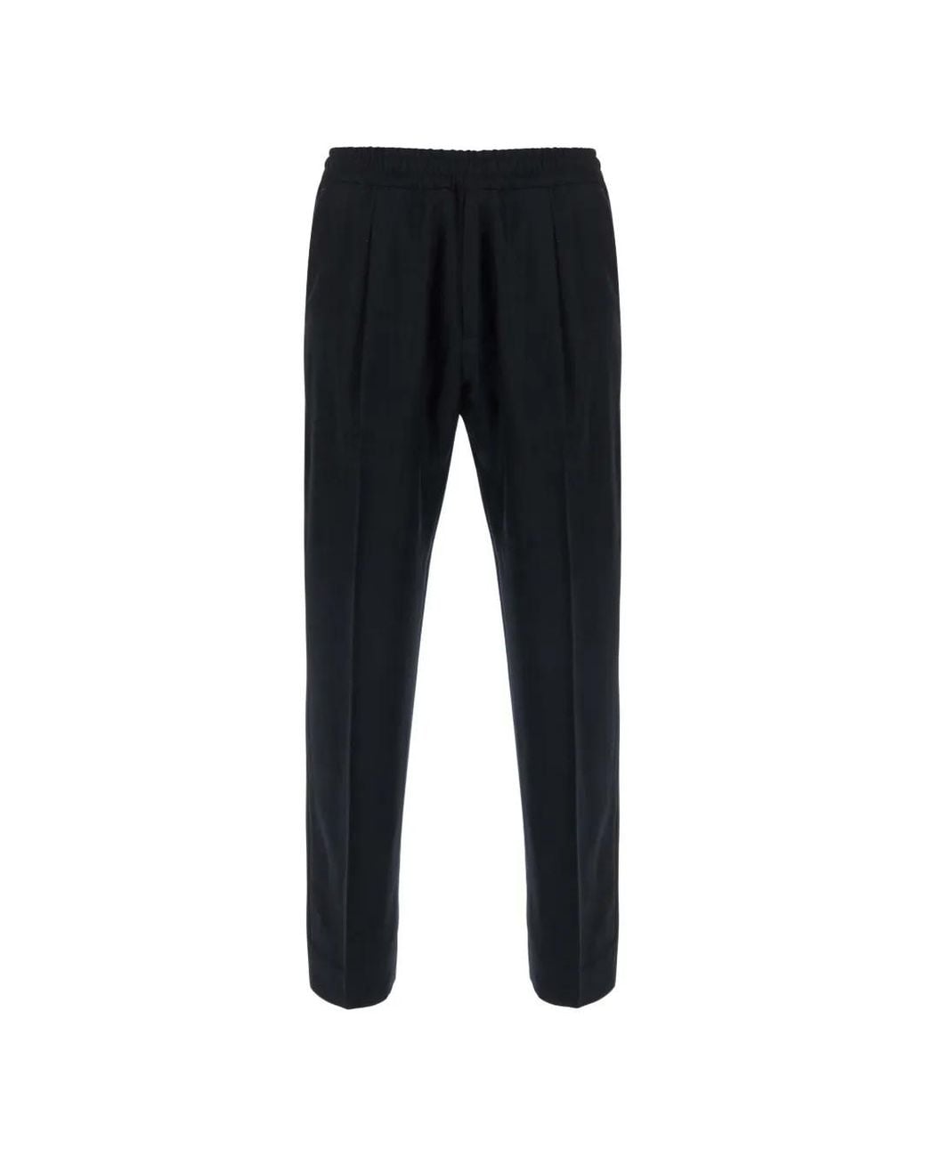 Low Brand Black Pantalon À Taille Élastiquée Tokyo for men