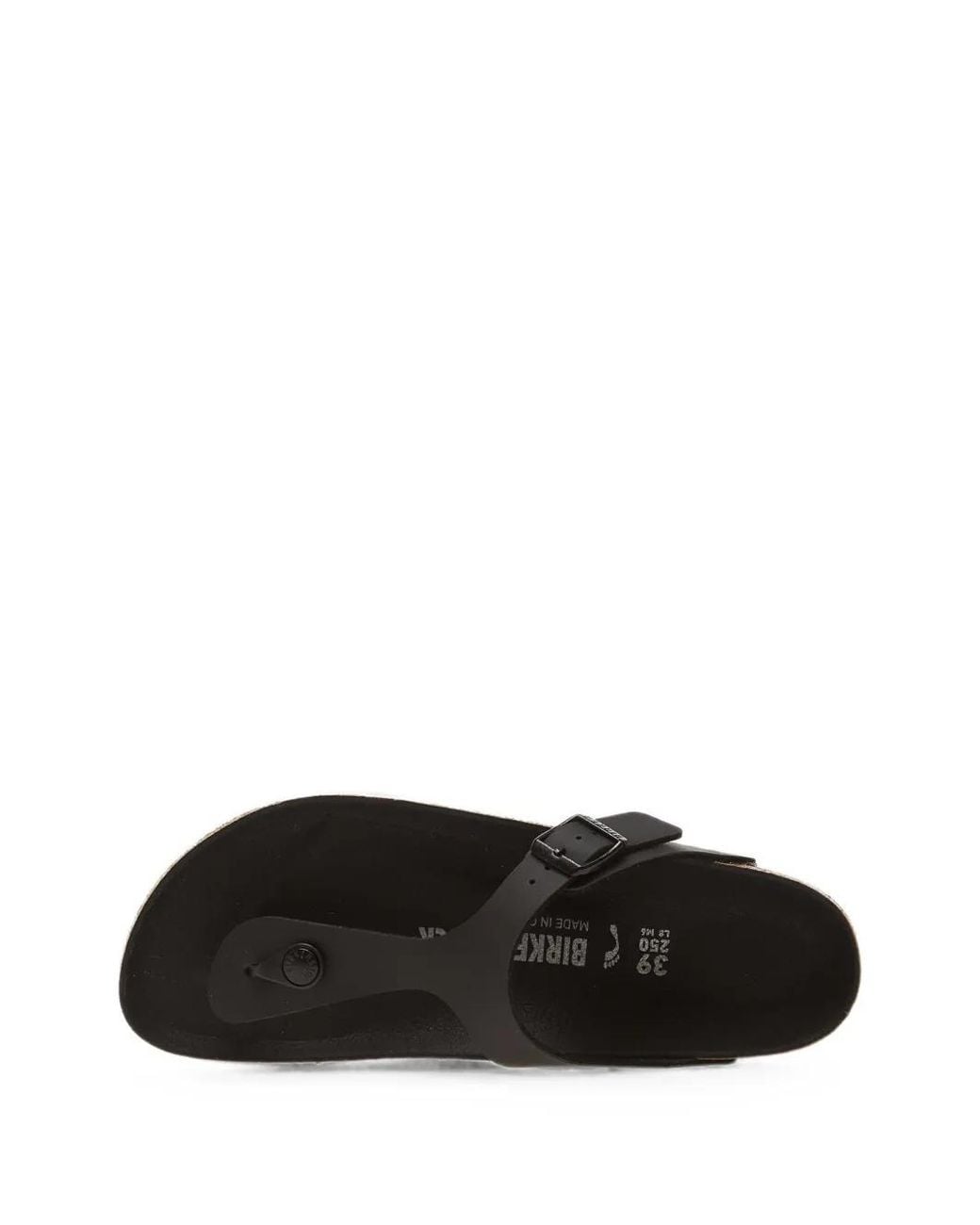 Birkenstock Black Gizeh Buckle-Fastening Sandals