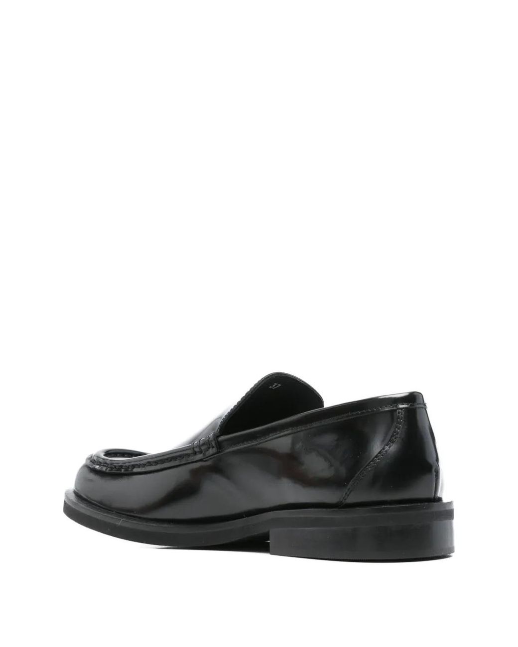 Poeve Black Leather Loafers