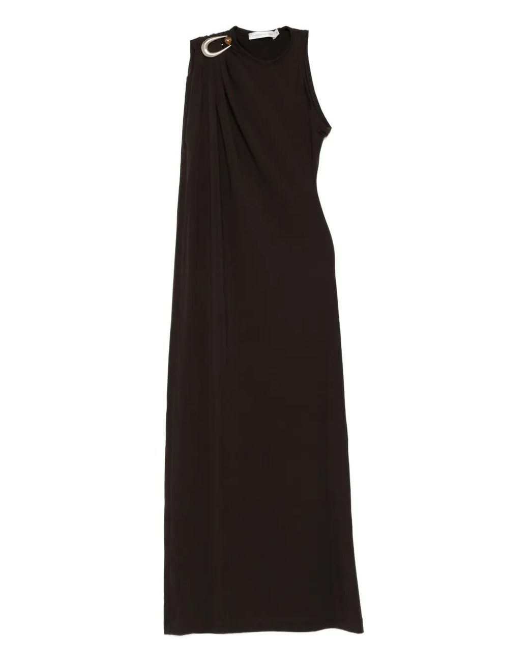 Christopher Esber Black Sleeveless Column Maxi Dress