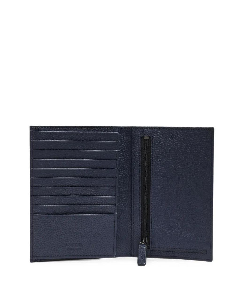 Lancel Blue Leon Grained-Leather Wallet for men