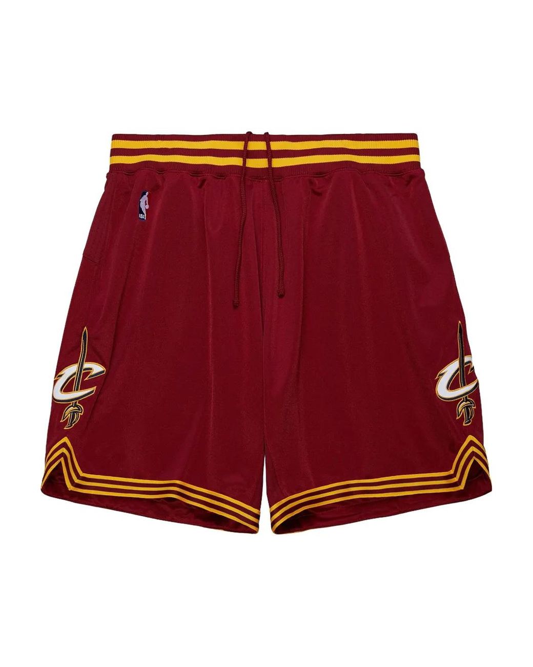 Mitchell & Ness Red Cleveland Cavaliers 2015-16 Authentic Shorts for men