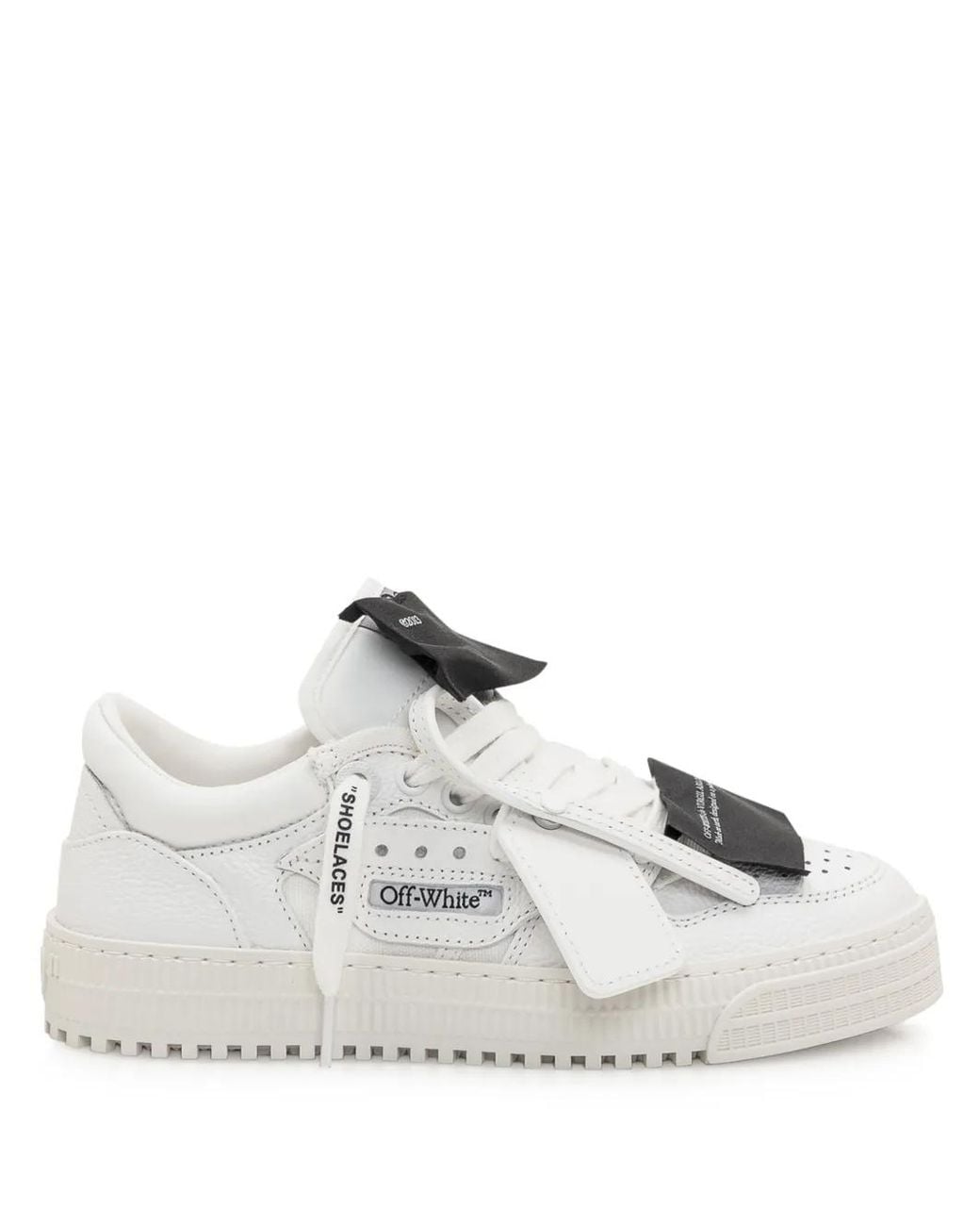 Off-White c/o Virgil Abloh White 3.0 Court Lace-Up Sneakers