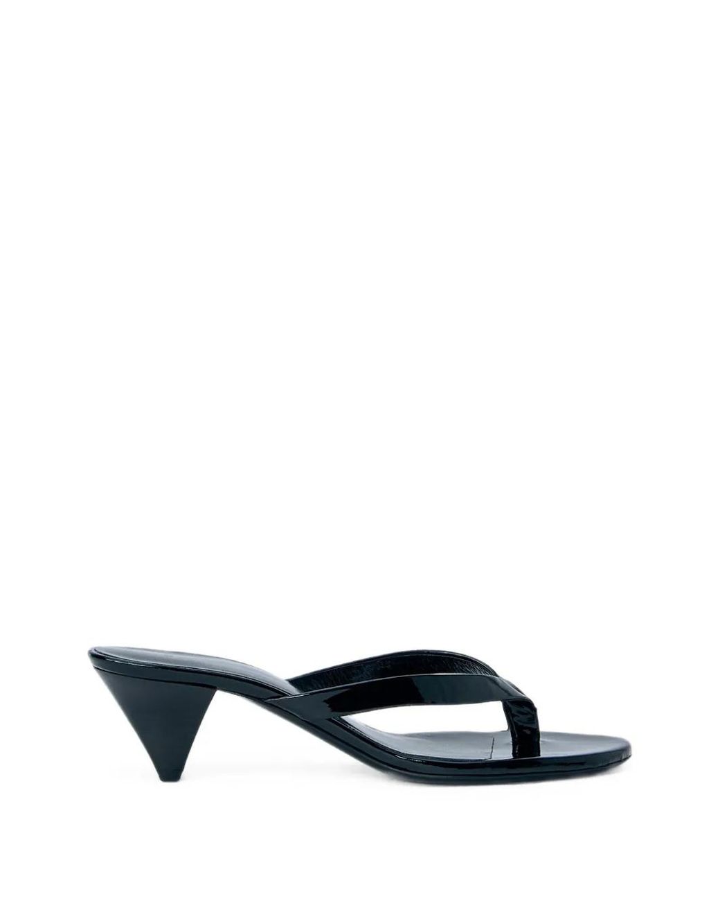 Jude White Thong-Strap Sandals