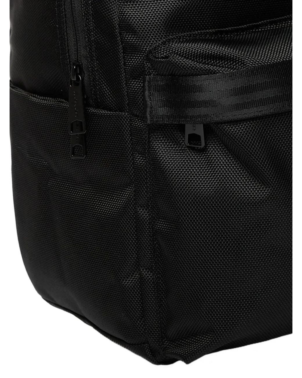 Carhartt Black Richmond Logo-Patch Backpack