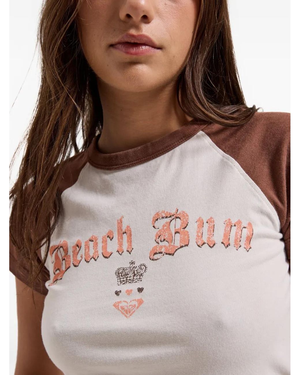 Juicy Couture White X Roxy Graphic-Print T-Shirt