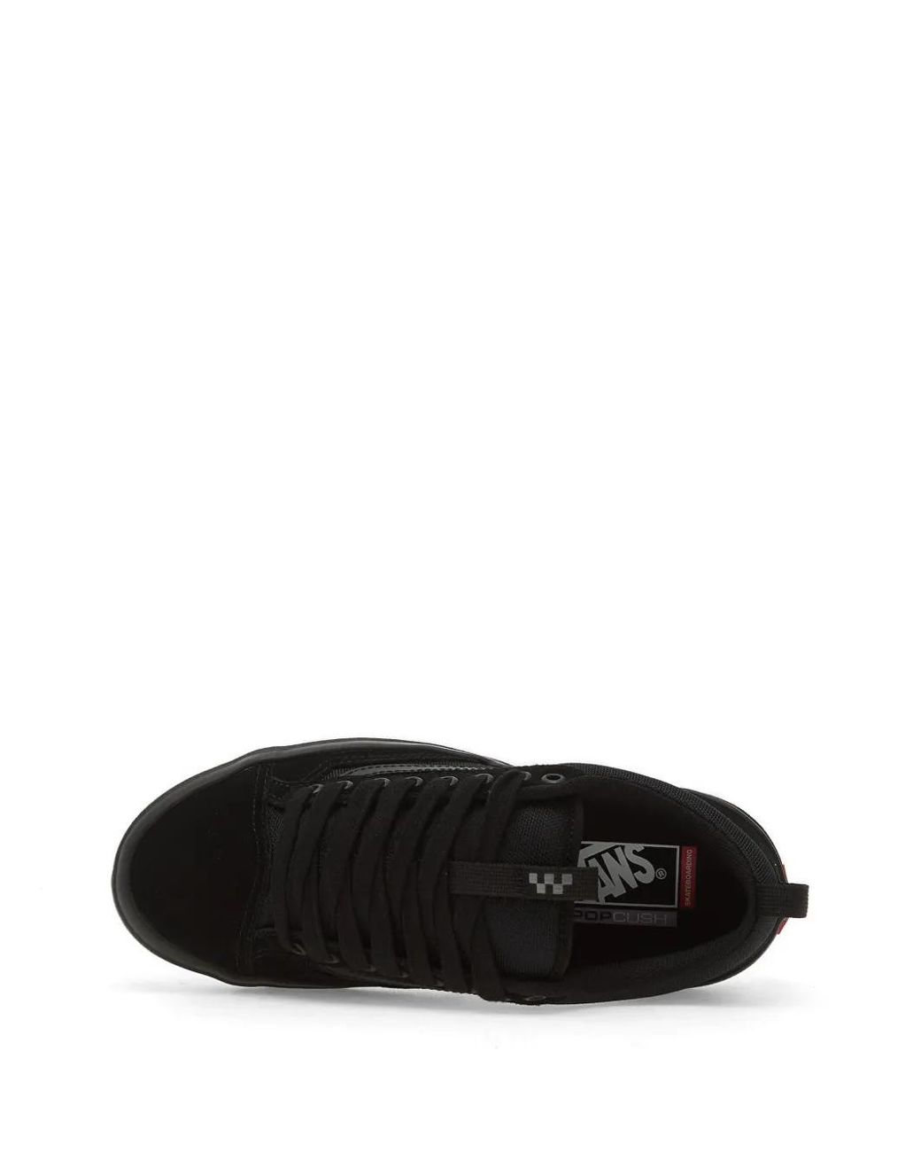 Vans Black Panelled Lace-Up Sneakers