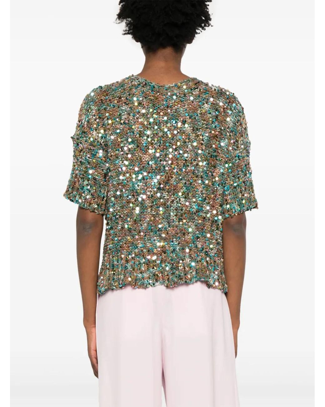 Roberto Collina Green Cotton Jumper