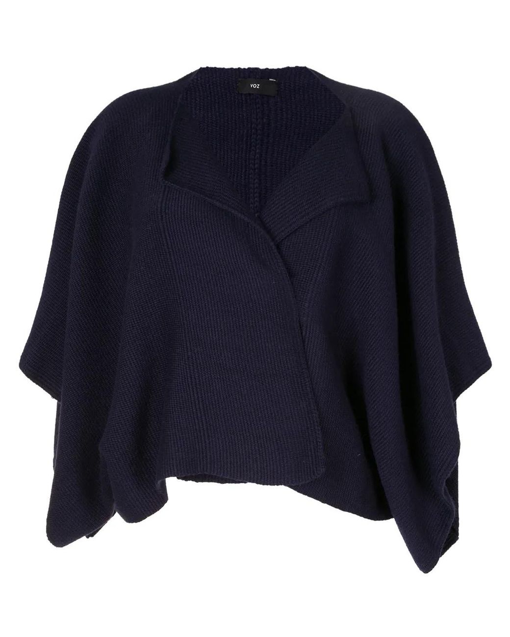 Voz Blue Solid Baby Knitted Bolero