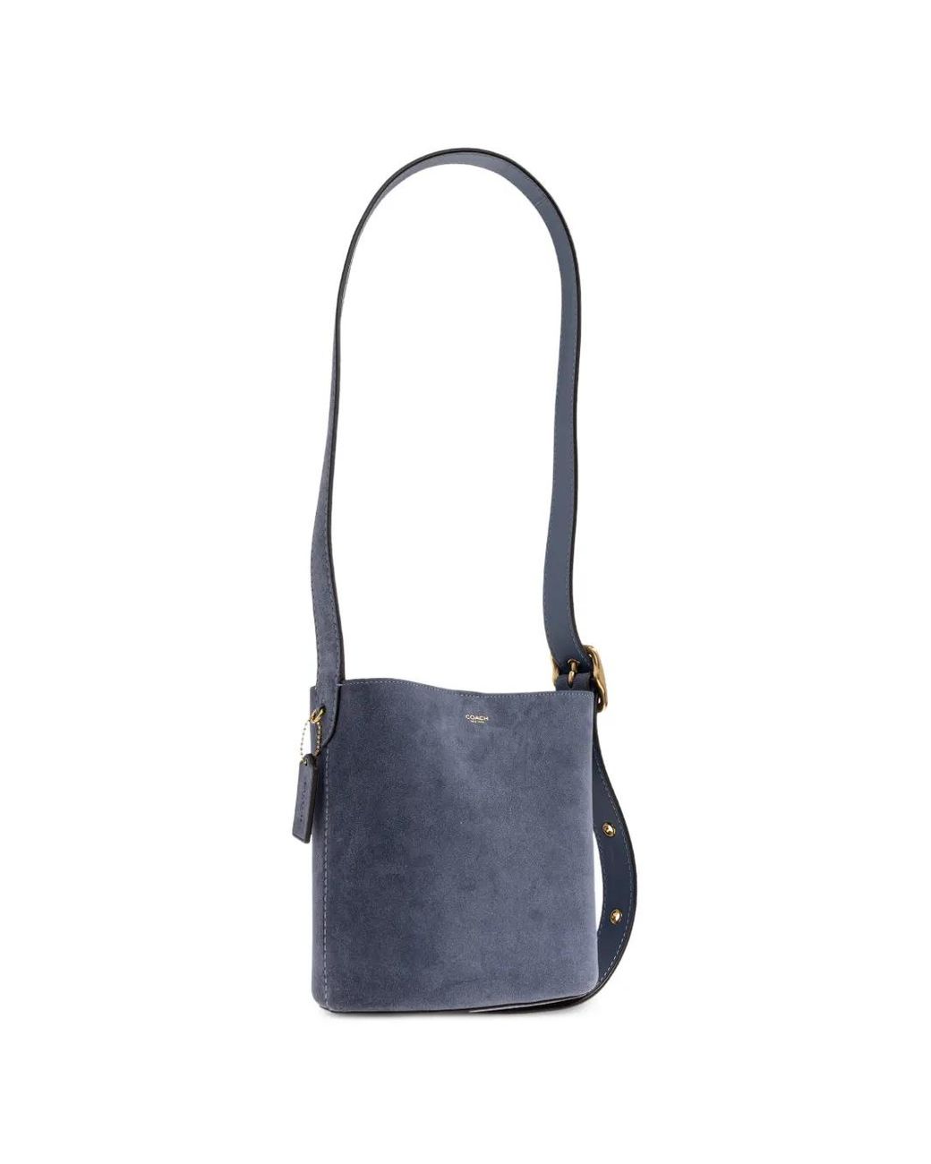 Borsa A Secchiello Bleecker di COACH in Blue