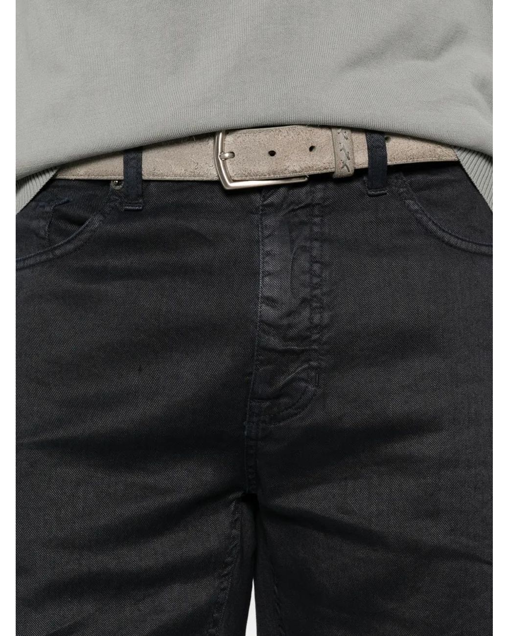 Zegna Black Straight-Leg Trousers for men
