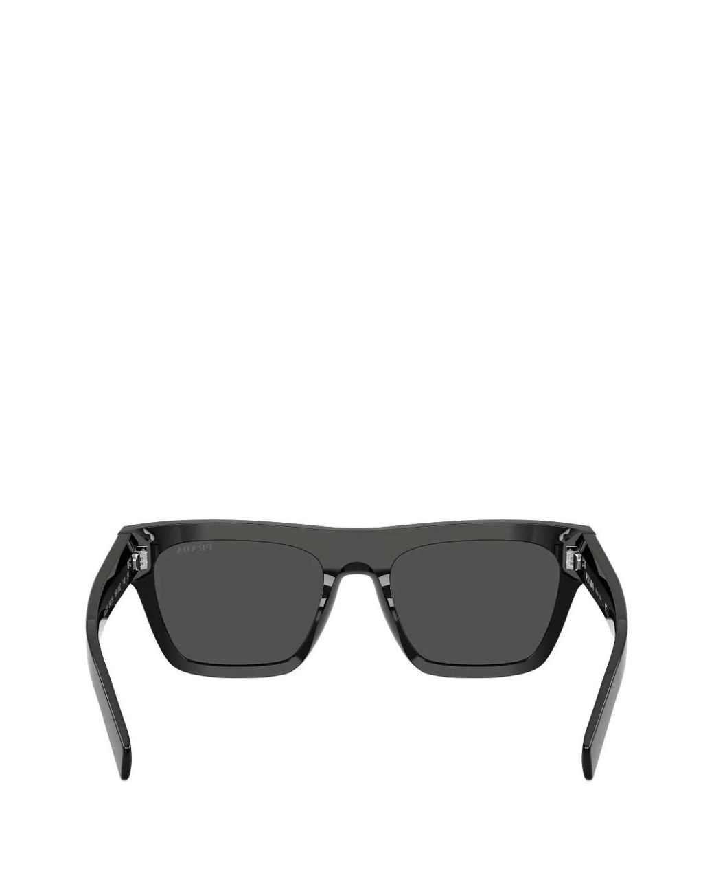 Prada Black Sonnenbrille Mit Eckigem Gestell