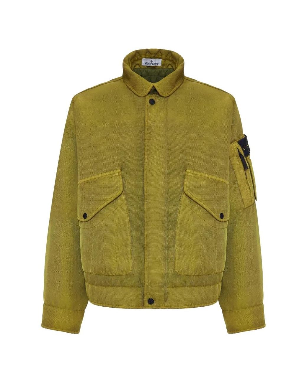 Stone Island Green Light Soft Shell-R E. Dye Jacket for men