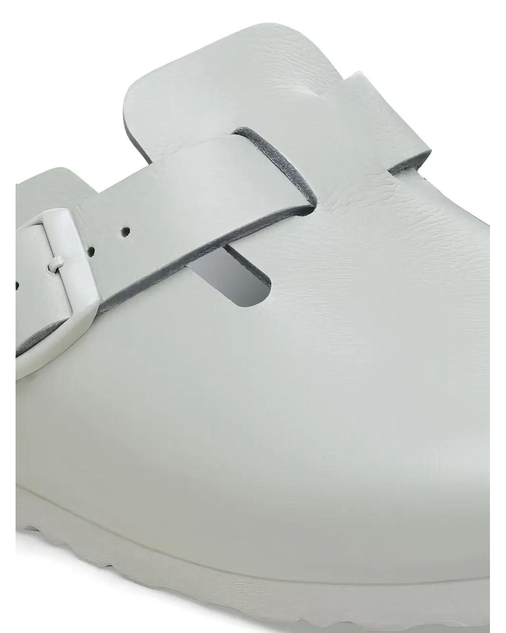 Birkenstock White Boston Clogs for men