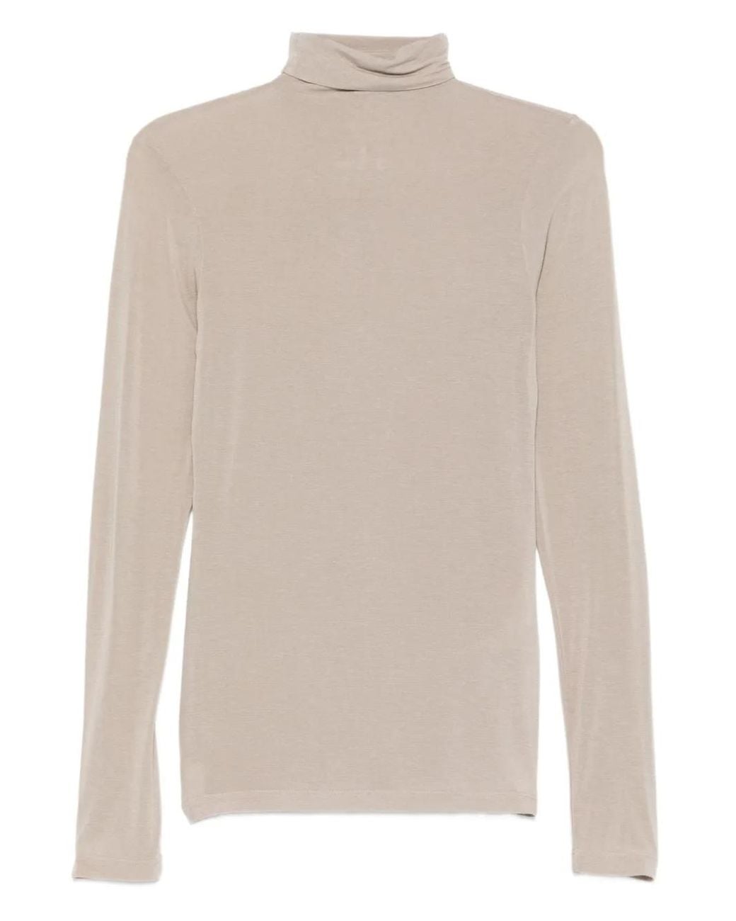 Seventy White Turtleneck Long-Sleeve Top