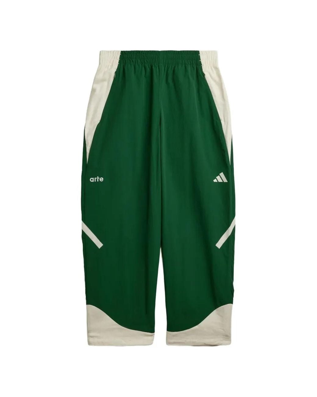Arte' Green X Adidas Z.N.E Logo-Print Track Pants for men