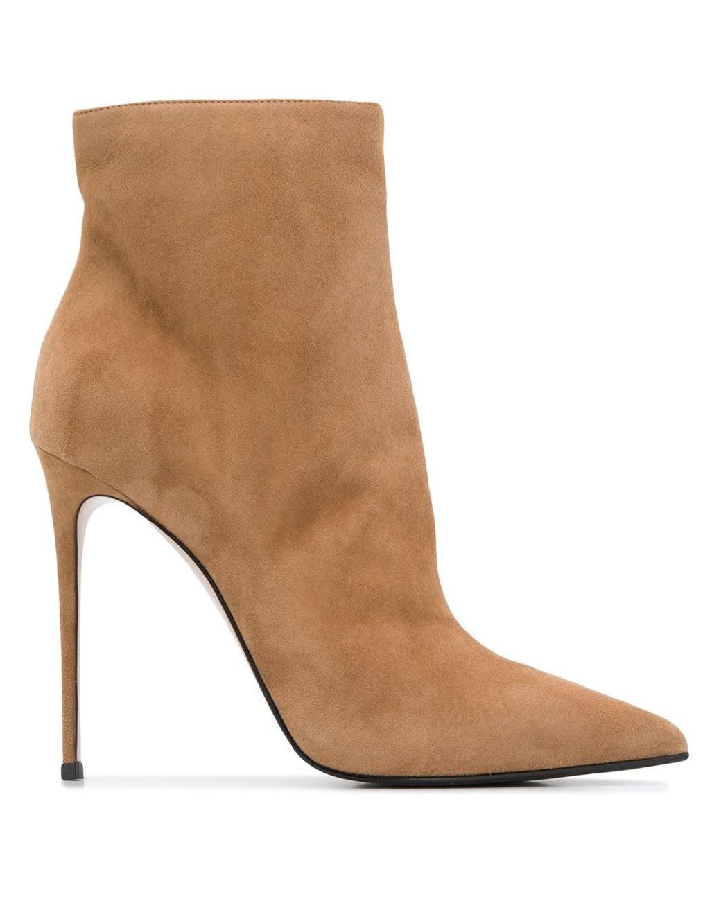 Le Silla Eva Suede Ankle Boots in Brown Lyst