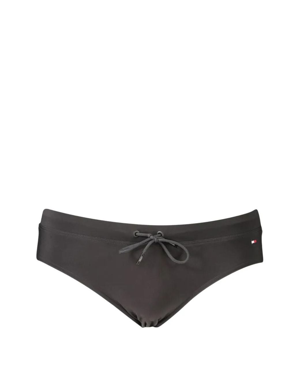 Tommy Hilfiger Gray Logo-Detail Swimming Briefs for men