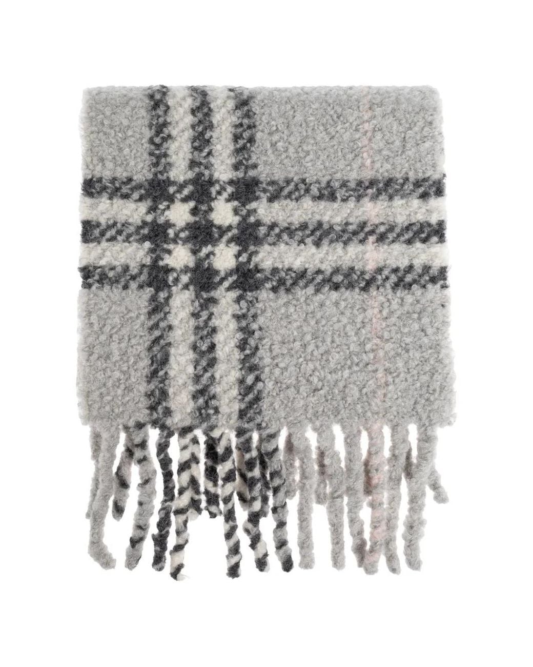 Sciarpa Bouclé di Burberry in Gray