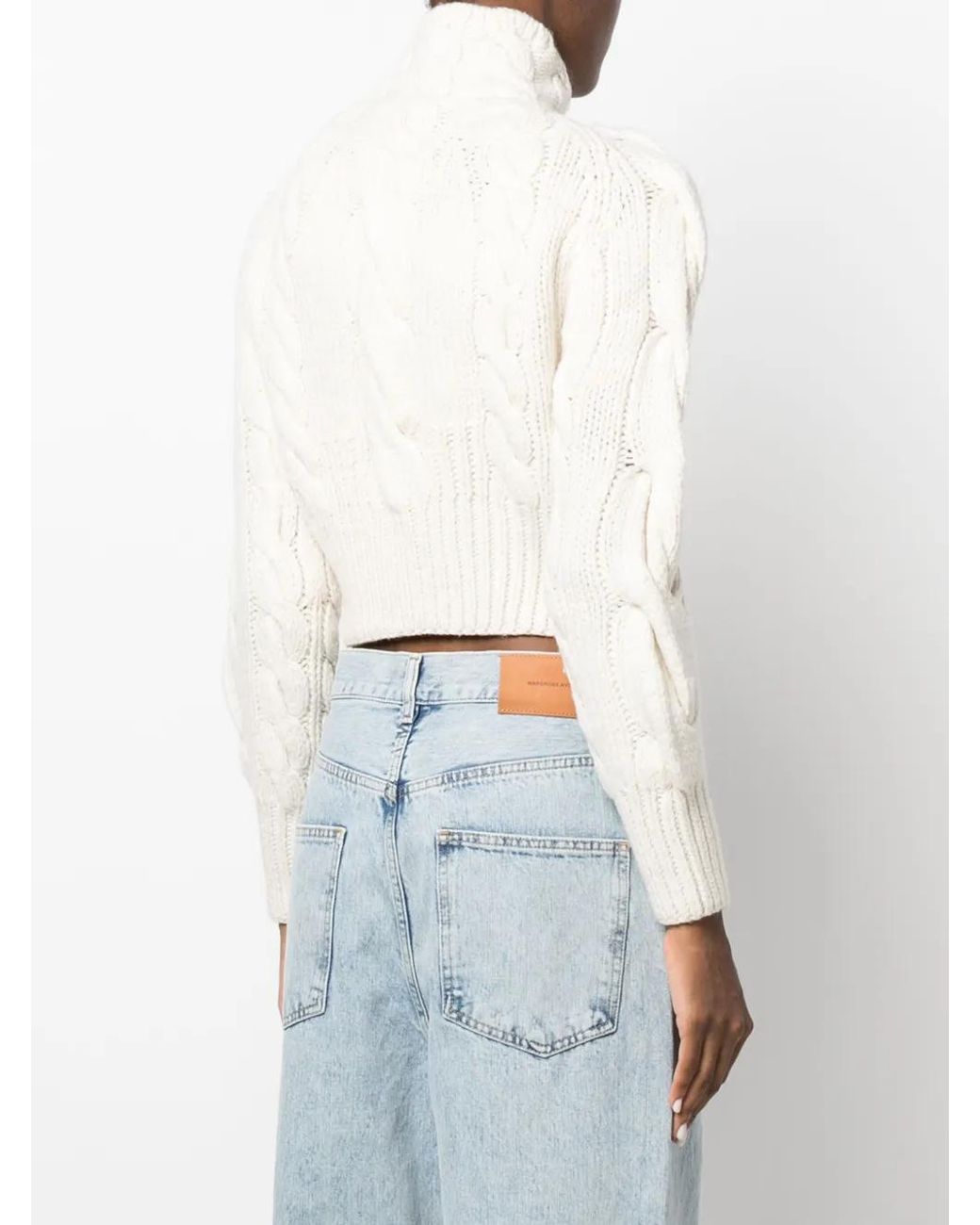 Zimmermann White Luminosity Wool Jumper